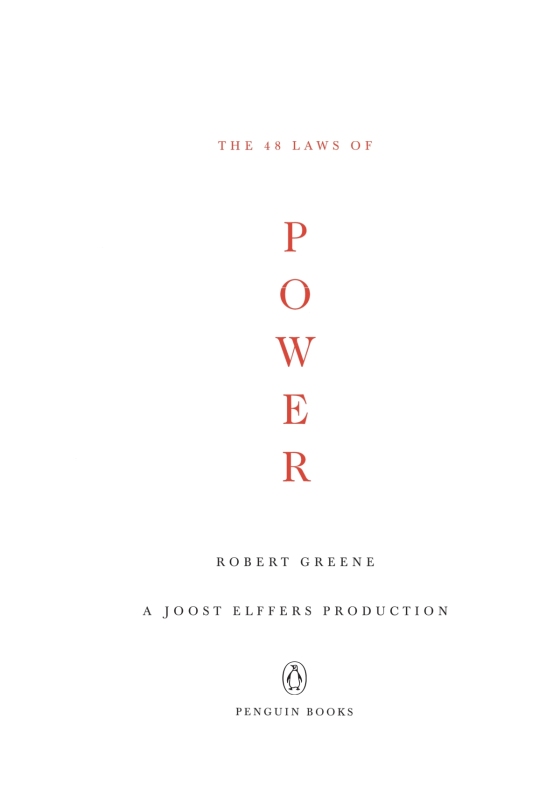 Robert Greene  The 48 Laws of Power - Penguin Random House