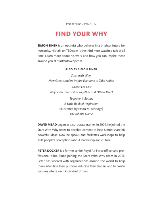 Find Your Why Penguin Random House International Sales
