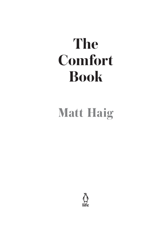 The Comfort Book: Special Winter Edition: Haig, Matt: 9781838857004:  : Books