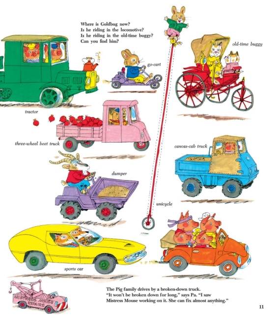 Richard Scarry's Cars and Trucks and Things That Go: Scarry, Richard:  9780307157850: : Books