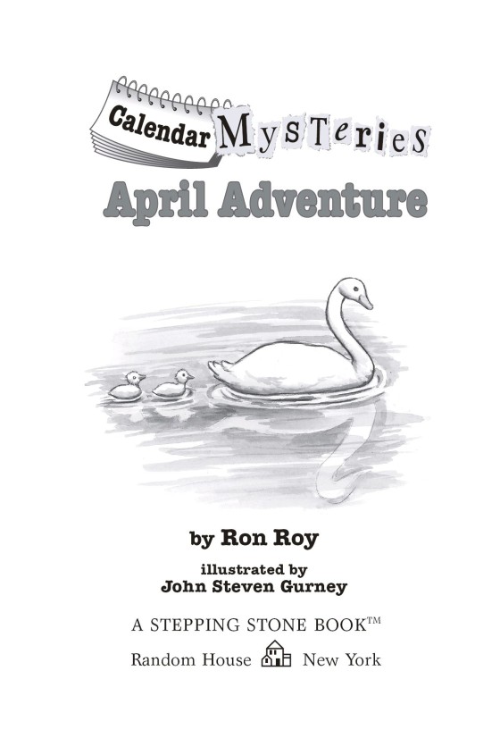 Calendar Mysteries 4 April Adventure Penguin Random House