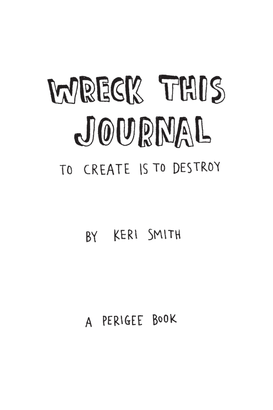 Wreck this journal (part 2: Experimentation) ✎ Craftingeek 
