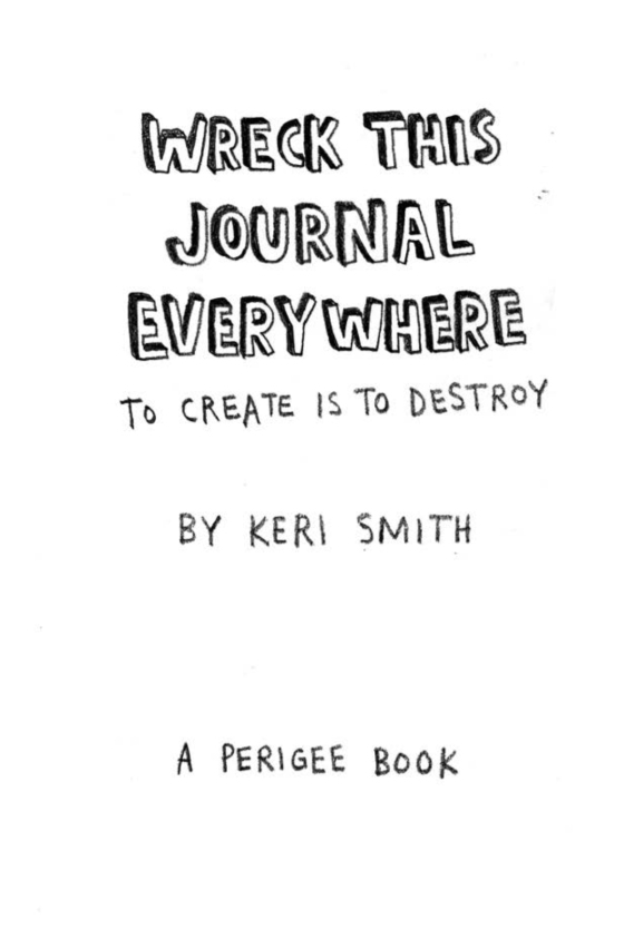 Wreck This Journal (Paper bag) Expanded Edition