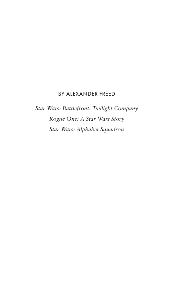 Alphabet Squadron Star Wars Penguin Random House International Sales