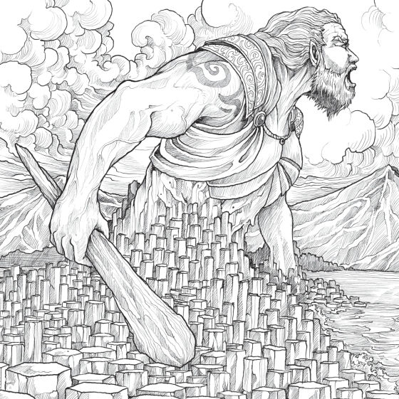 Kerby Rosanes: Mythic World. My Completed Coloring Book Pages