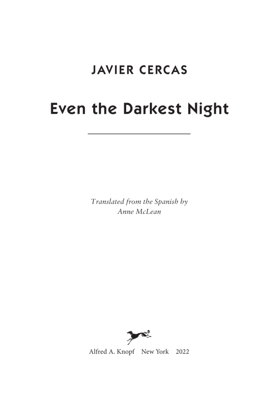 Even the Darkest Night  Penguin Random House Higher Education