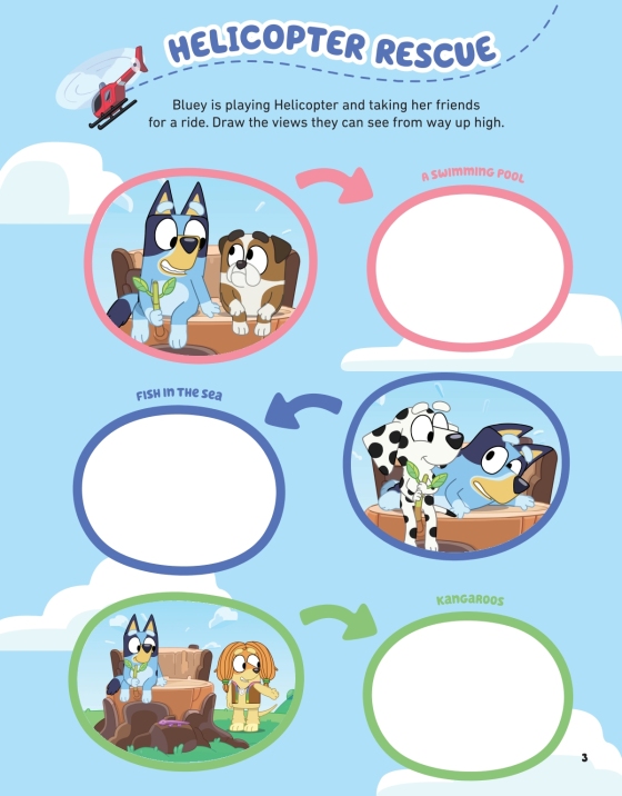  Bluey: Stickety Stick: A Sticker & Activity Book: with over 140  stickers: 9780593661482: Penguin Young Readers Licenses: Libros