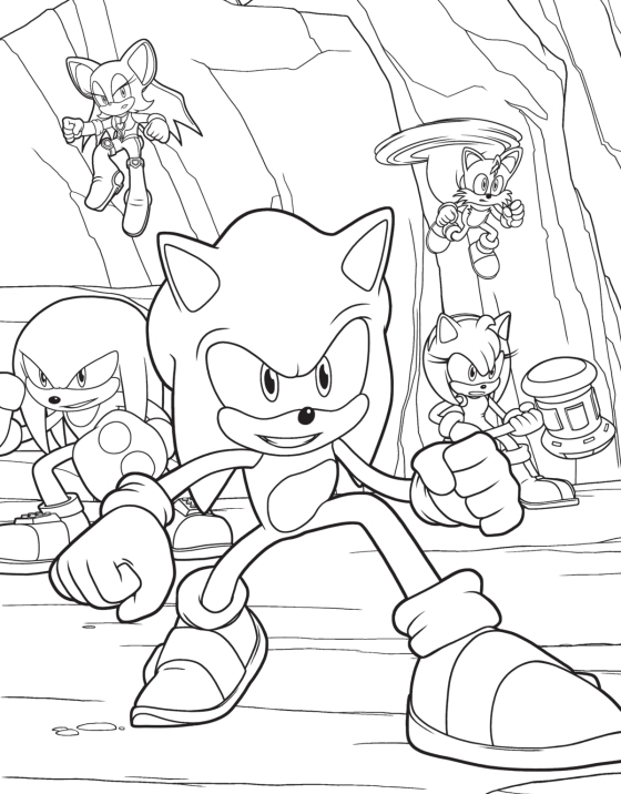 The Ultimate Sonic Prime Coloring Book: 9780593750483