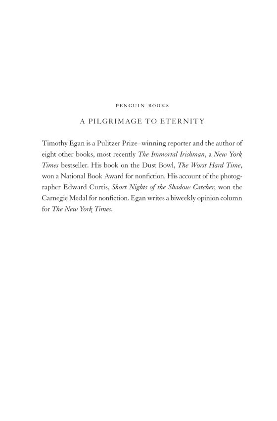 A Pilgrimage to Eternity  Penguin Random House Higher Education