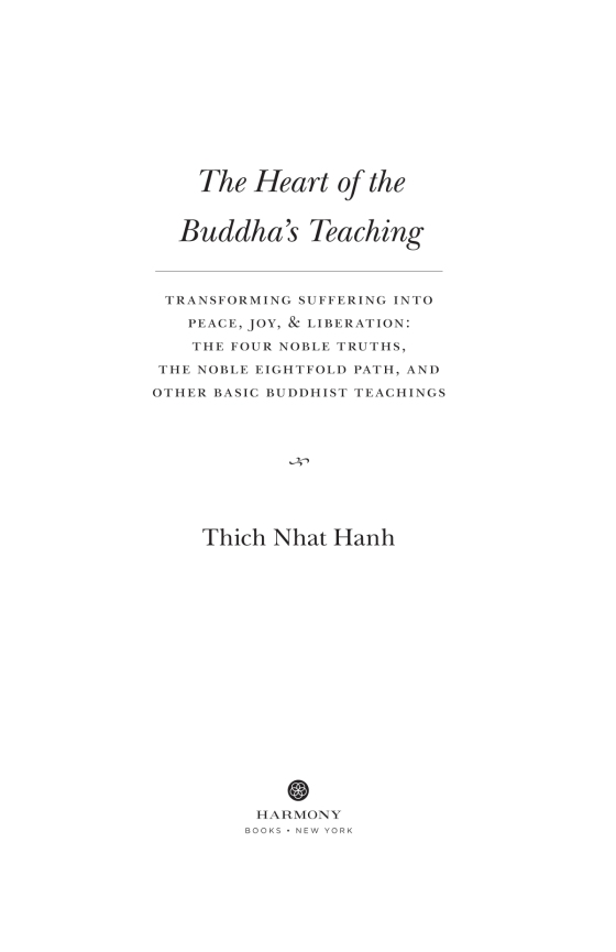 The Heart Of The Buddha's Teaching Penguin Random House Secondary Education