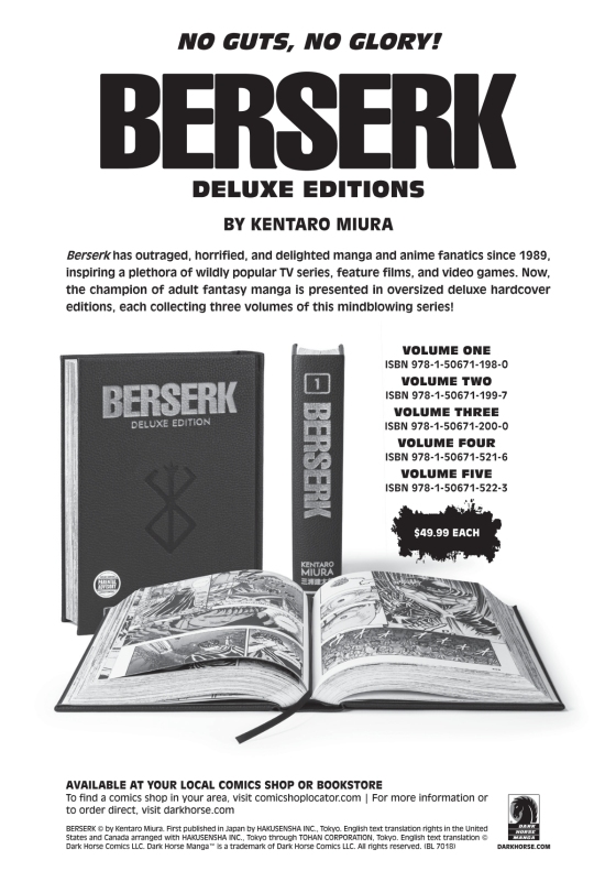 Berserk Deluxe Edition #5 (Dark Horse Comics) 9781506715223