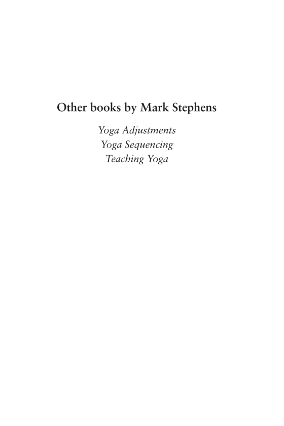 The Mark Stephens Yoga Adjustments Deck by Mark Stephens