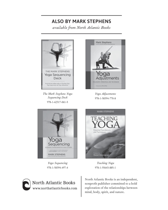 Teaching Yoga by Mark Stephens, Paperback