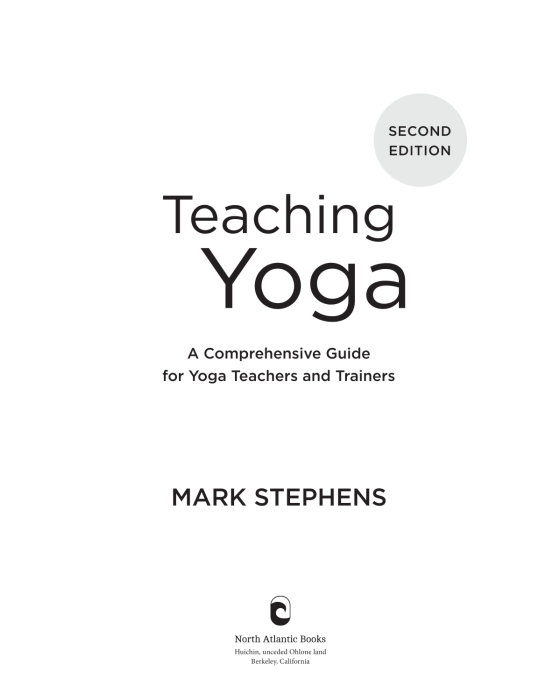Teaching Yoga  Penguin Random House Higher Education