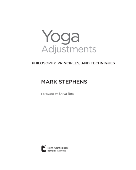 Yoga Adjustments  Penguin Random House Higher Education