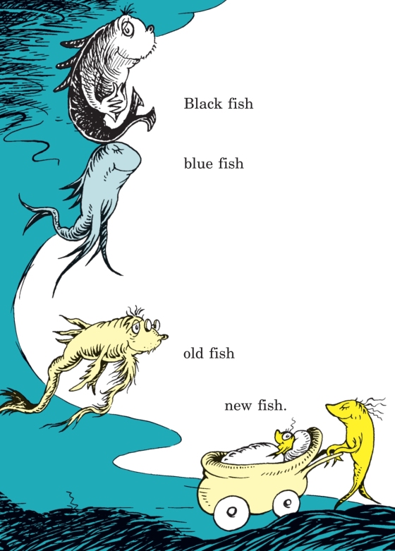 One Fish, Two Fish, Red Fish, Blue Fish. Dr. Seuss