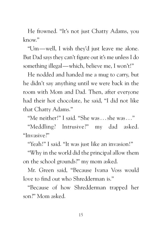 Shredderman Series, Book 4: Enemy Spy - A Book And A Hug