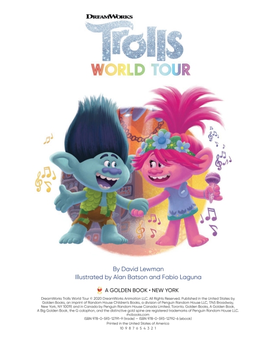 Trolls World Tour: The Junior Novelization (DreamWorks Trolls World Tour):  Lewman, David: 9780593122914: Books 