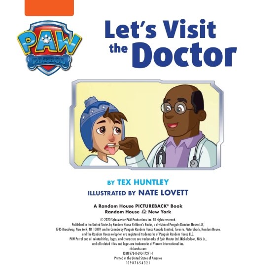 let's visit the doctor (paw patrol)